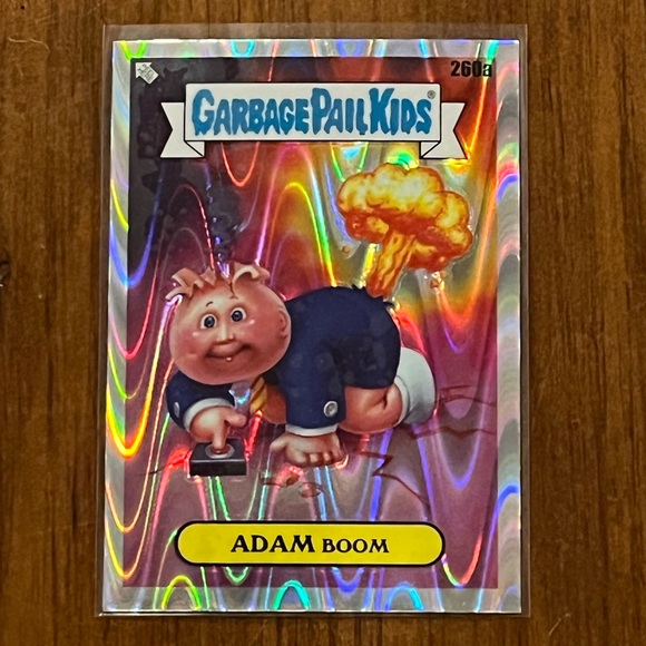 Topps Other - Garbage Pail Kids Chrome 2024 Series 7 Adam Boom Drool Refractor 260A GPK